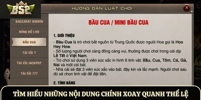 Tìm hiểu những nội dung chính xoay quanh thể lệ