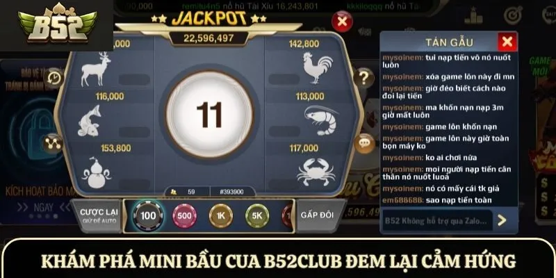 Khám phá Mini Bầu Cua B52Club đem lại cảm hứng